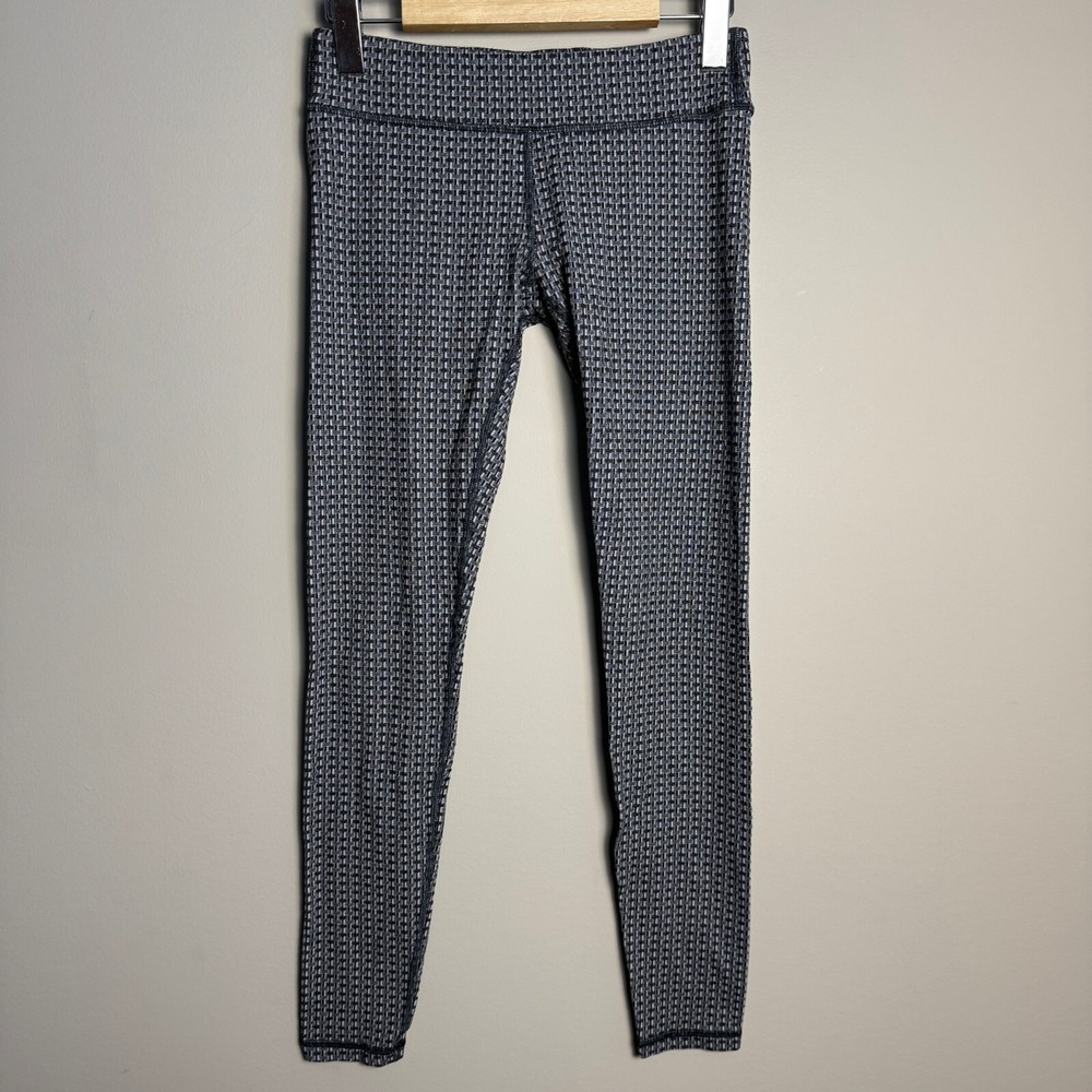 Ivivva Lululemon Girl's Digi Weave Rhythmic Tight Athletic Yoga Legging Gray 14